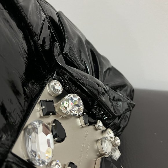 Renato Angi Venezia leather bow handbag. Made in Italy. - Picture 6 of 10